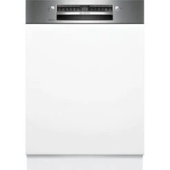 Bosch SMI4EBS21E - Teilintegrierter Geschirrspüler, 60 Cm, Edelstahl