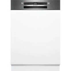 Bosch SMI4HVS00E - Teilintegrierter Geschirrspüler, 60 Cm, Edelstahl