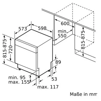 Siemens SN13ES79CS- Unterbaugeschirrspüler, 60cm, Edelstahl 8 Siemens SN13ES79CS- Unterbaugeschirrspüler, 60cm, Edelstahl - Image 8