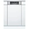 Bosch SPI6YMS17E- Teilintegrierter Geschirrspüler, 45cm, Edelstahl