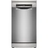 Bosch SPS4HMI49E - Freistehender Geschirrspüler, 45 Cm, Silver Inox