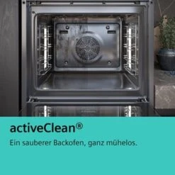 Siemens HB676G0S1- ActiveClean, 1-Fach Vollauszug -Haushalt Geschäft SiemensHB676G0S1 4