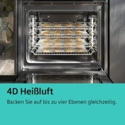 Siemens HB676G0S1- ActiveClean, 1-Fach Vollauszug -Haushalt Geschäft SiemensHB676G0S1 5
