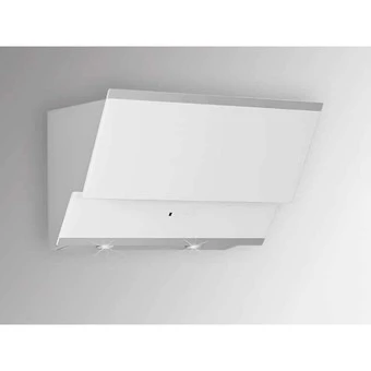 Silverline Zenith Edelstahl ZEW 800 WE, 80cm, Kopffrei, Edelstahl/Weißglas 1 Silverline Zenith Edelstahl ZEW 800 WE, 80cm, Kopffrei, Edelstahl/Weißglas