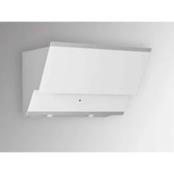 Silverline Zenith Edelstahl ZEW 600 WE, 60cm, Kopffrei, Edelstahl/Weißglas