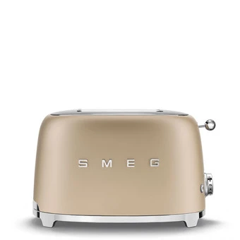 Smeg TSF01CHMEU - 50‘s Retro Style, 2-Schlitz-Toaster, Kompakt, Gold, Matt 1 Smeg TSF01CHMEU - 50‘s Retro Style, 2-Schlitz-Toaster, Kompakt, Gold, Matt
