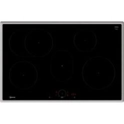 Neff T58SHF1L0 - Induktionskochfeld, 80 Cm, Schwarz, Mit Rahmen Aufliegend