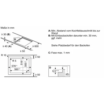 Neff T66PTX4L0 - Induktionskochfeld, 60 Cm, Schwarz, Flächenbündig (integriert) 3 Neff T66PTX4L0 - Induktionskochfeld, 60 Cm, Schwarz, Flächenbündig (integriert) - Image 3