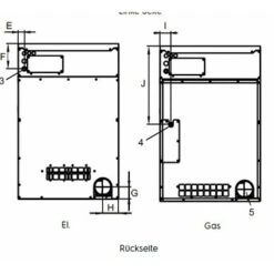 Electrolux TD6-10 / Trockner 10 Kg Compass Pro - Abluft -Haushalt Geschäft TD6 10 m3