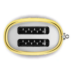 Smeg TSF01GOEU -50's Retro Style, 2-SCHLITZ-TOASTER, KOMPAKT, Gold -Haushalt Geschäft TSF01GOEU 3