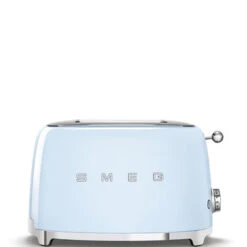 Smeg TSF01PBEU -50‘s Retro Style, 2-Schlitz-Toaster, Kompakt, Pastellblau