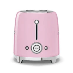 Smeg TSF01PKEU - 50‘s Retro Style, 2-Schlitz-Toaster, Kompakt, Cadillac Pink -Haushalt Geschäft TSF01PKEU 2