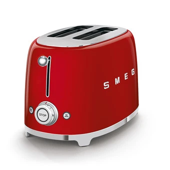 Smeg TSF01RDEU - 50‘s Retro Style, 2-Schlitz-Toaster, Kompakt, Rot 2 Smeg TSF01RDEU - 50‘s Retro Style, 2-Schlitz-Toaster, Kompakt, Rot - Image 2