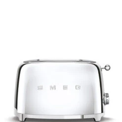 Smeg TSF01SSEU - 50‘s Retro Style, 2-Schlitz-Toaster, Kompakt, Chrom -Haushalt Geschäft TSF01SSEU 2