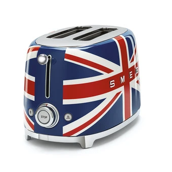 Smeg TSF01UJEU - 50's Retro Style, 2-Schlitz-Toaster, Kompakt, Union Jack 2 Smeg TSF01UJEU - 50's Retro Style, 2-Schlitz-Toaster, Kompakt, Union Jack - Image 2