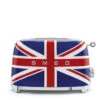 Smeg TSF01UJEU - 50's Retro Style, 2-Schlitz-Toaster, Kompakt, Union Jack