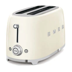 Smeg TSF02CREU - 50‘s Retro Style, 2-Schlitz-Toaster, Lang, Creme