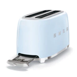 Smeg TSF02PBEU -5 0‘s Retro Style, 2-Schlitz-Toaster, Lang, Pastellblau -Haushalt Geschäft TSF02PBEU 3