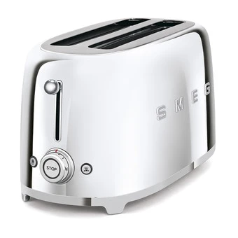 Smeg TSF02SSEU - 50‘s Retro Style, 2-Schlitz-Toaster, Lang, Chrom 2 Smeg TSF02SSEU - 50‘s Retro Style, 2-Schlitz-Toaster, Lang, Chrom - Image 2