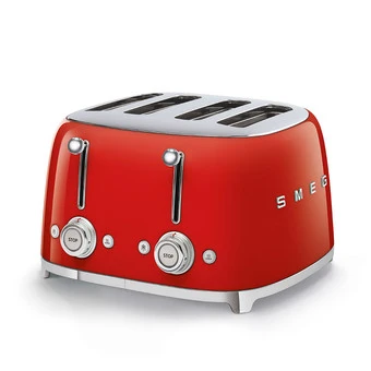 Smeg TSF03RDEU - 50`s Retro Style 4-Schlitz-Toaster, Rot 1 Smeg TSF03RDEU - 50`s Retro Style 4-Schlitz-Toaster, Rot