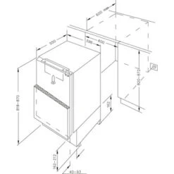 Amica UVKSS 351 900 - Unterbaukühlschrank 5 Amica UVKSS 351 900 - Unterbaukühlschrank -Haushalt Geschäft UVKSS351900