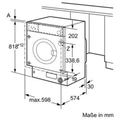 Siemens WI14W443 - Einbau-Waschmaschine, 8 Kg, 1400 U/min. -Haushalt Geschäft WIW28443 m1