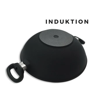 Lieblingspfanne WOK 32cm Inkl. Glasdeckel Aluminium Guss Antihaft INDUKTION 4 Lieblingspfanne WOK 32cm Inkl. Glasdeckel Aluminium Guss Antihaft INDUKTION - Image 4
