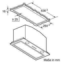Neff D58ML66N1 - Lüfterbaustein, 86 Cm, Edelstahl -Haushalt Geschäft dml5866n m1