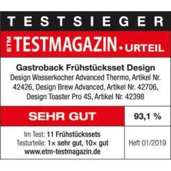 Gastroback DESIGN BREW ADVANCED (Artikel-Nr.: 42706) -Haushalt Geschäft fruehstieck