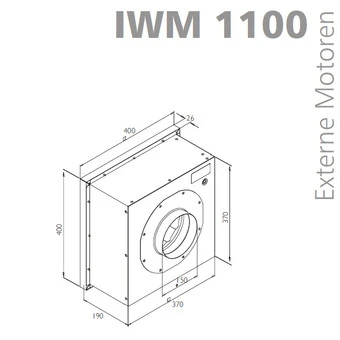Silverline IWM 1100 (für Flächenbündigen Einbau Außenwand) 2 Silverline IWM 1100 (für Flächenbündigen Einbau Außenwand) - Image 2