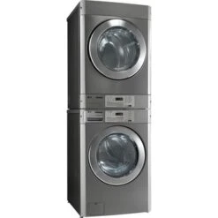 LG GIANT Wasch- Und Trockenturm - 10 Kg /10 Kg, 230 V/16 A (Set: GIANT WM10 Mit Pumpe + GIANT TR10 ABluft) - 1 Jahr Vollgarantie