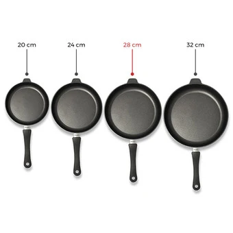 Lieblingspfanne Schmorpfanne 28cm, Höhe 7cm, INDUKTION Aluminium Guss Antihaft 2 Lieblingspfanne Schmorpfanne 28cm, Höhe 7cm, INDUKTION Aluminium Guss Antihaft - Image 2