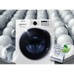 Samsung WW9XT654ALH/S2 - Waschmaschine, SuperSpeed 59 Min. & AddWash, 9 Kg -Haushalt Geschäft schaumaktiv