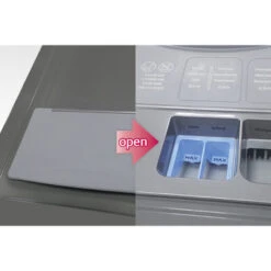 LG GIANT WM10 Pro Mit 4 Jahren Vollgarantie - Gewerbewaschmaschine, 10kg, 230 V/16 A, Mit Pumpe, Waschmittelfach Oben -Haushalt Geschäft waschmittelfach oben titan